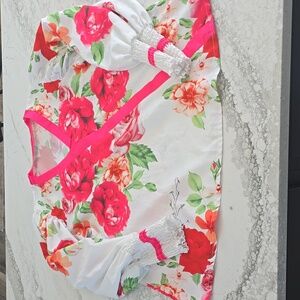 Womens Flower Blouse